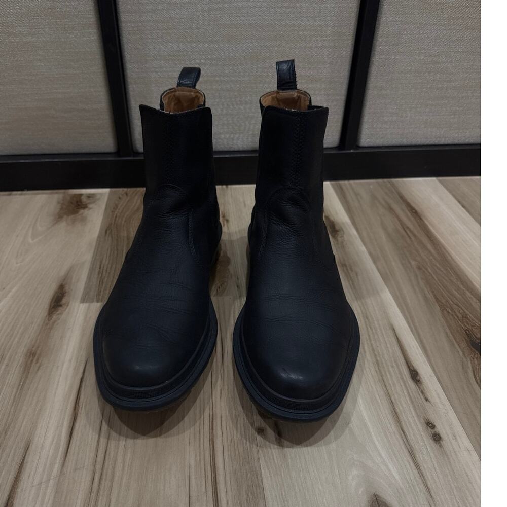 Sorel Ace Waterproof Black Leather Boots Men's Size 11 - Picture 6 of 9